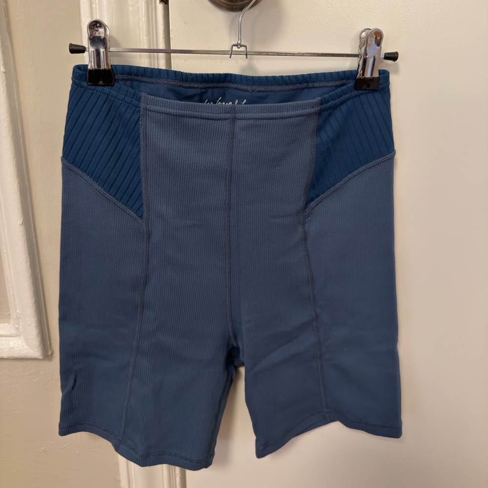 For Love & Lemons Dani Ribbed High Rise Bike Shorts